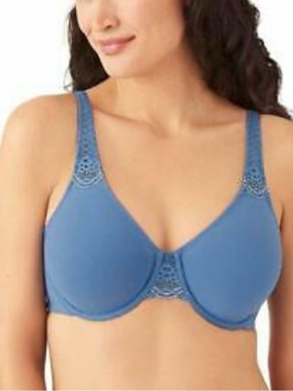 Wacoal‎ 851211 Soft Embrace Underwire Bra Blue 36DD